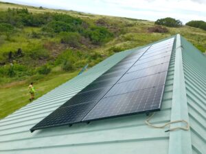 Solar panels on Hawaii home